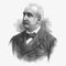 Vector engraving portrait of Felix Faure, a former president of