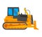 Vector excavator illustration