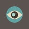 Vector of eye looking icon