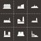 Vector factory icon set