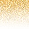 Vector falling stars halftone background. Golden Falling stars design template