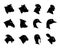 Vector Farm Animals Icons Collection