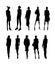 Vector Fashion Model Silhouettes.