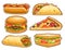 Vector Fast Food Set