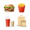 Vector Fast Food Set