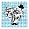 Vector Fathers day card design