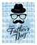 Vector Fathers day card design