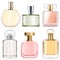 Vector Female Perfume Bottles