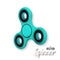 Vector Fidget Spinner. 3D Realistic Modern Relaxation Spinning Gadget