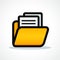 Vector files folder icon design