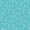 Vector fine woven texture seamless pattern background. Organic brush stroke effect cloth backdrop. Aqua blue diagonal