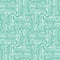 Vector fine woven texture seamless pattern background. Organic brush stroke effect cloth backdrop. Turquoise square