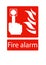 Vector Fire Alarm Sign