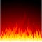 Vector fire background