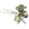 Vector Fishing Tackle with Folding Chair