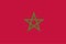 Vector flag of Morocco. Version 2. Proportion 2:3. Moroccan national flag. Kingdom of Morocco.