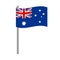 Vector flat Australian flag