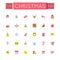 Vector Flat Christmas Icons