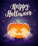 Vector flat halloween card, advertisement, banner, poster, placard, party invitation, flayer design.