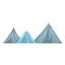 Vector Flat Illustration - Mountains