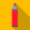 Vector flat marker pen icon yellow background