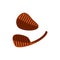 Vector flat meat steak icon