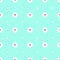 Vector flat minimalistic camomile seamless pattern