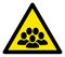 Vector Flat People Crowd Warning Icon
