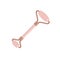 Vector flat pink rose quartz face massage Roller