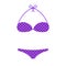 Vector flat purple swimsuit