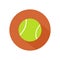 Vector flat tennis icon