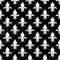 Vector fleur de lis seamless pattern in black and white