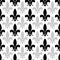 Vector fleur de lis seamless pattern in black and white