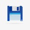 Vector floppy disc icon