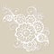 Vector floral pattern element, indian ornament