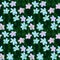 Vector floral seamless pattern. Illustration of flowers