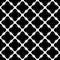 Vector Flower black and white repeated design vector illustration