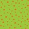 Vector fluorescent green textured polka dots seamless pattern background