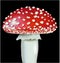 Vector fly agaric