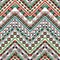 Vector folk tribal seamless colorful pattern