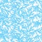 Vector frame of frost patterns