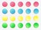 Vector fun twister game pattern colored circles