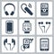 Vector gadgets icons set