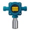 Vector gas detector. Blue gas meter with digital LCD display.