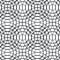 Vector geometric pattern. Seamless braided linear pattern