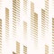 Vector geometric seamless pattern with golden vertical fading lines, stripes