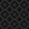 Vector geometric seamless pattern. Repeating abstract square gradation in black and grey.