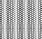 Vector geometric seamless pattern. Repeating texture with circles. Monochromatic simple graphic backround