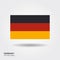 Vector Germany flag, Germany flag illustration,