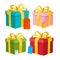 Vector Gift Box - Present Box Illustration.